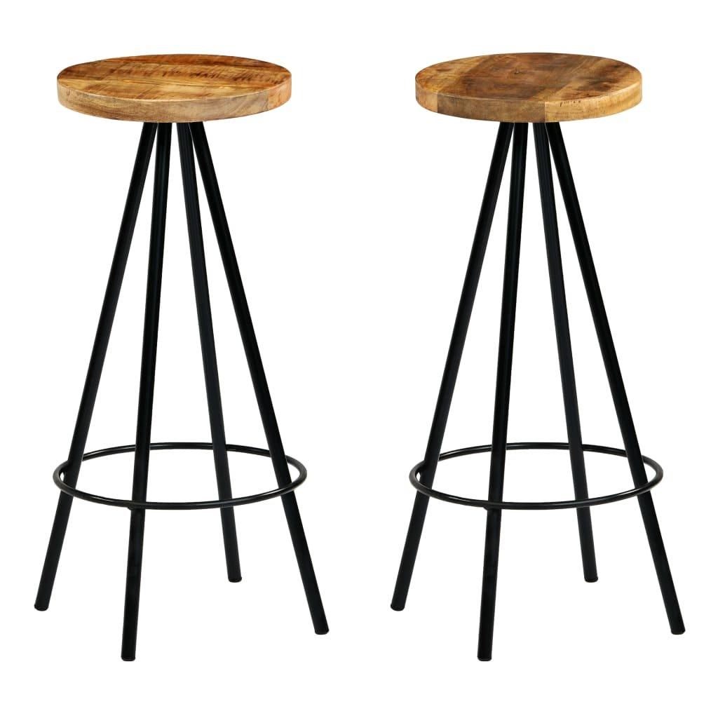 VidaXL Tabouret de bar bois  