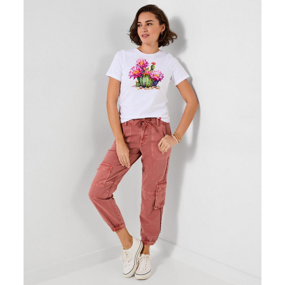 Joe Browns T-Shirt mit Kaktusmotiv  