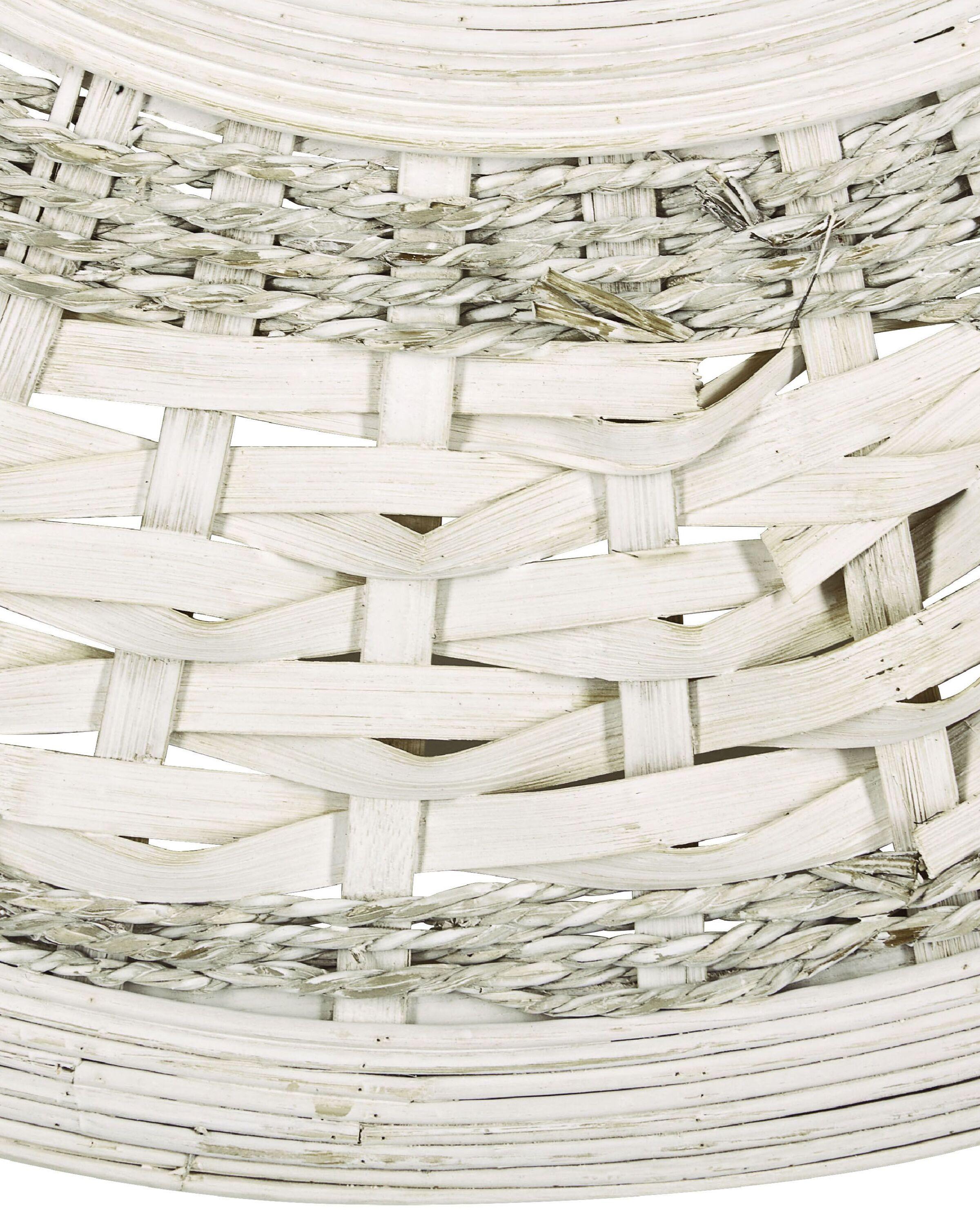 Beliani Wandspiegel aus Bambusholz Boho SOLEDAD  