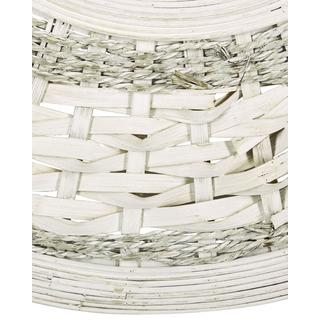 Beliani Wandspiegel aus Bambusholz Boho SOLEDAD  