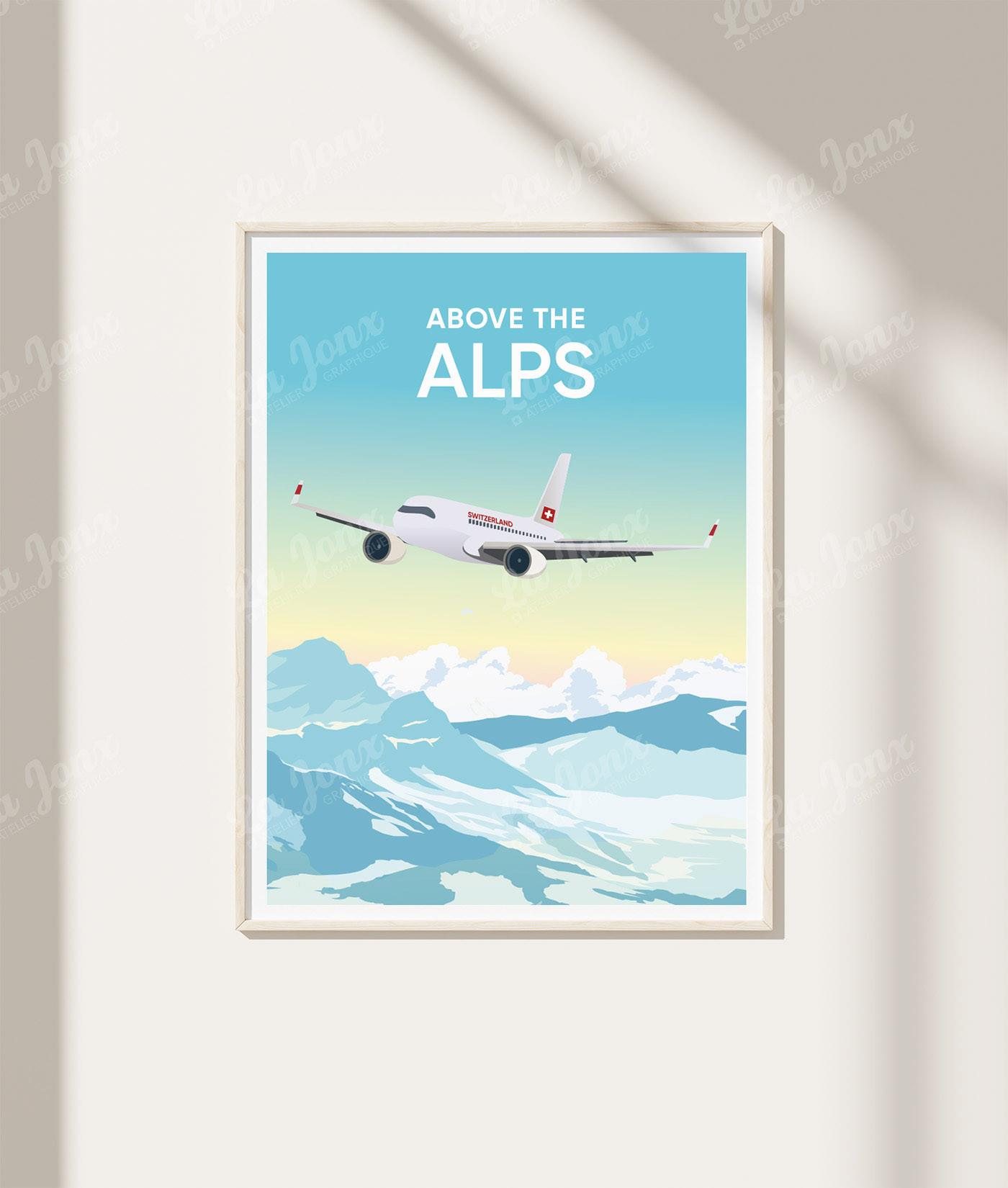 La-Jonx Above the Alps - Poster  