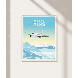 La-Jonx Above the Alps - Poster  