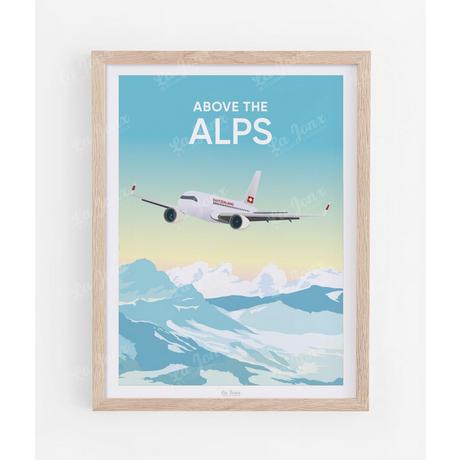 La-Jonx Above the Alps - Poster  