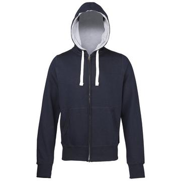 Sweatshirt à capuche et fermeture zippée