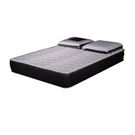 AB Matelas Matelas Luxe | 2 places avec 2 Oreillers viscoélastiques 60x60cm | mousse 35kg/m³ | 24 cm  