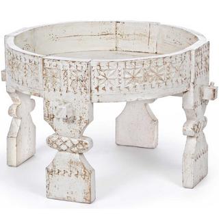 mutoni Table d&#039;appoint Yasir blanc 50x50  