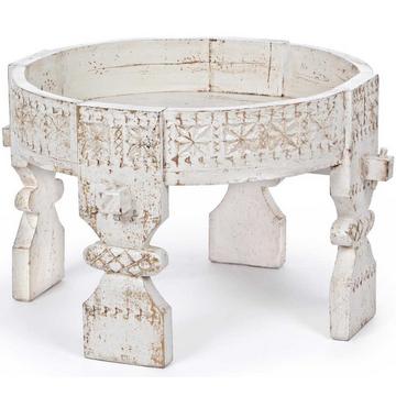 Beistelltisch Yasir weiss 50x50