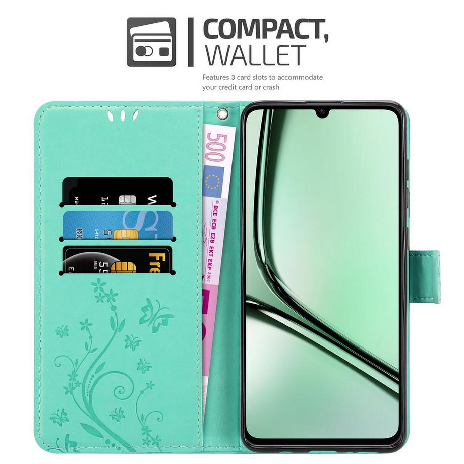 Cadorabo  Coque pour Realme Note 60 fleurs etui 