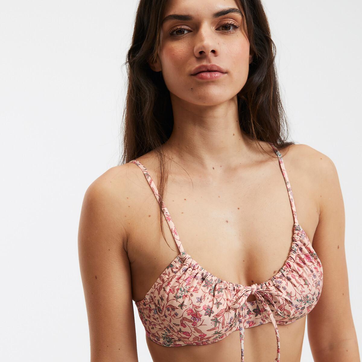 La Redoute Collections Top bikini corbeille Fantasia floreale  