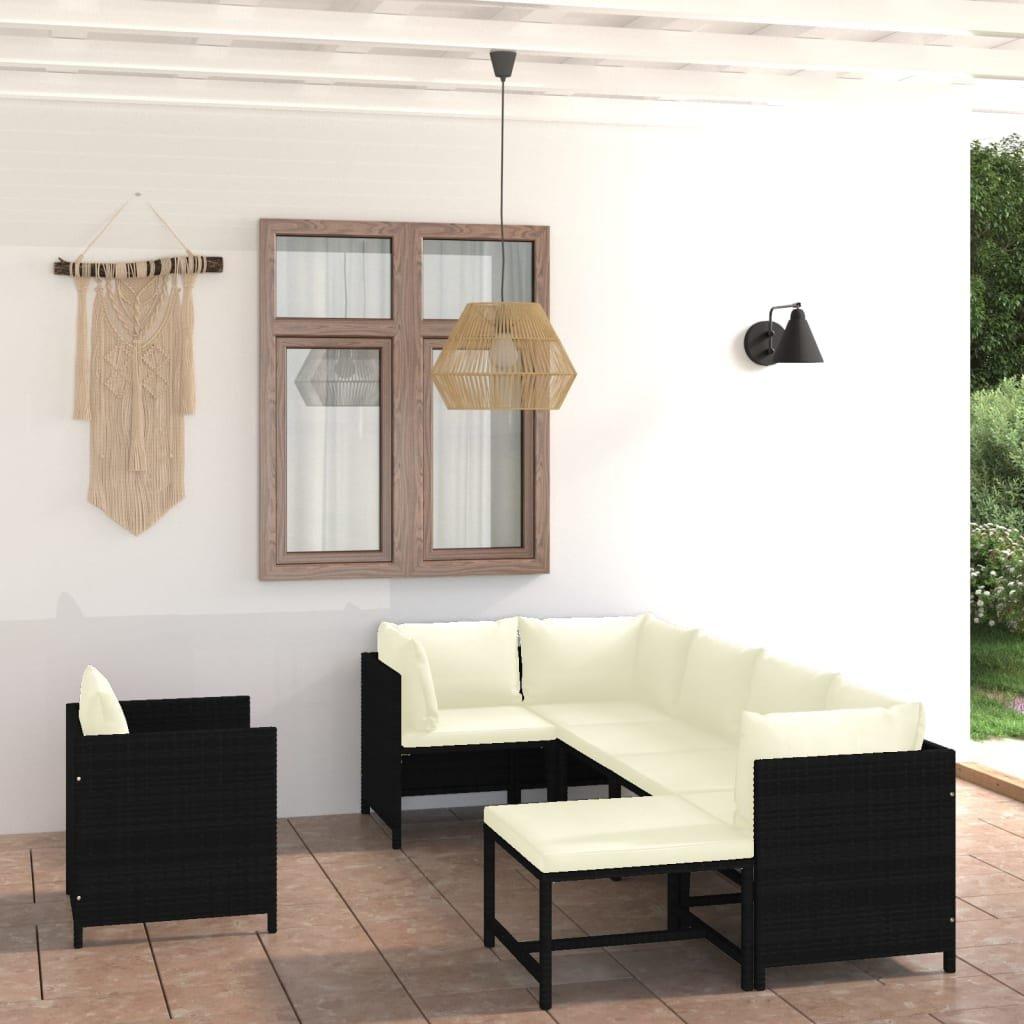 VidaXL Garten-lounge-set poly-rattan  