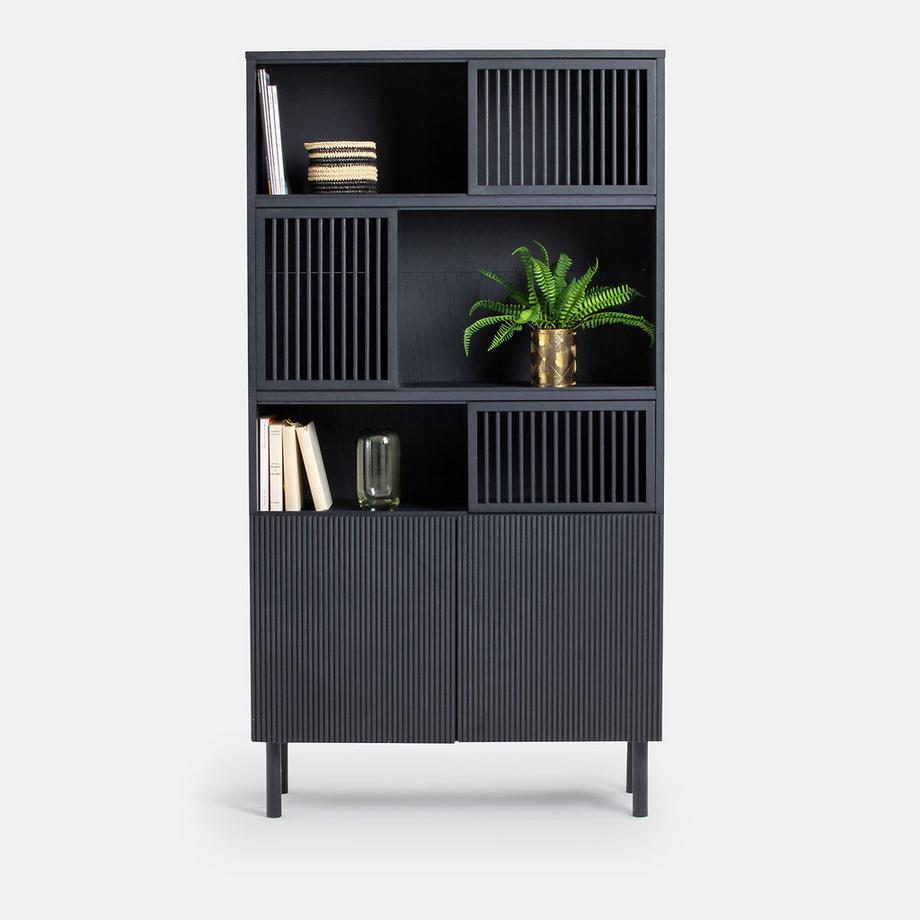 La Redoute Intérieurs  Bibliothèque de rangement plaqué chêne 