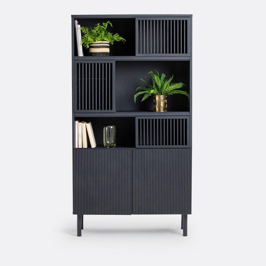 La Redoute Intérieurs  Bibliothèque de rangement plaqué chêne 