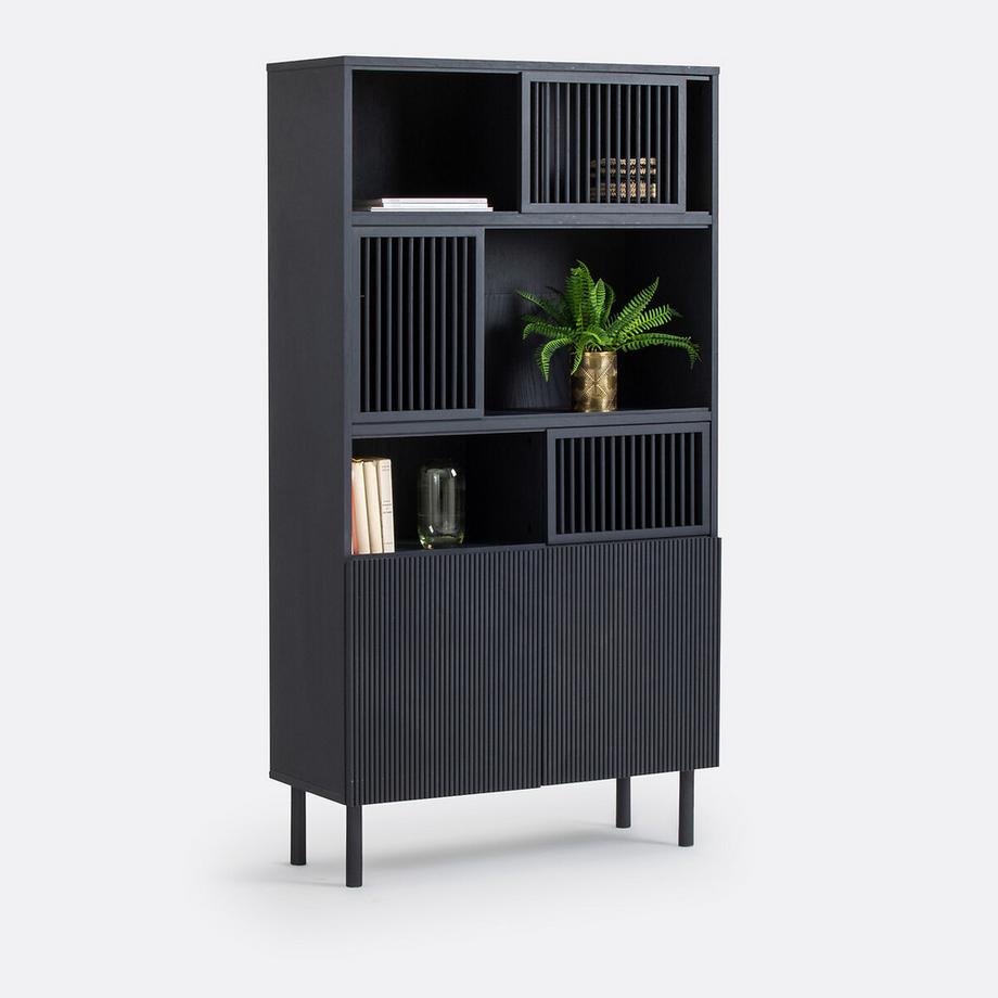 La Redoute Intérieurs  Bibliothèque de rangement plaqué chêne 