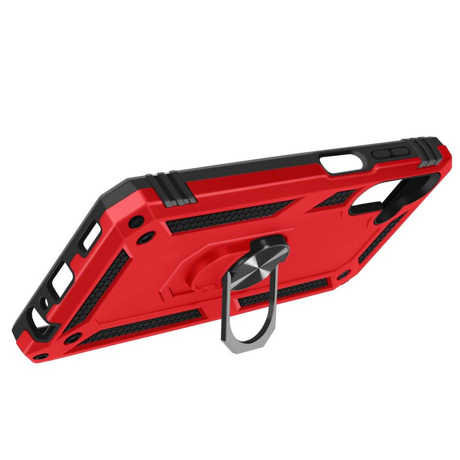 Avizar  Cover anello Samsung Galaxy A15 5G rossa 