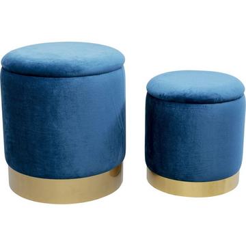 Hocker Cherry Storage brass (2er-Set)