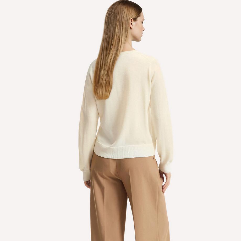 La Redoute Collections Cardigan Col Rond en Fine Maille  