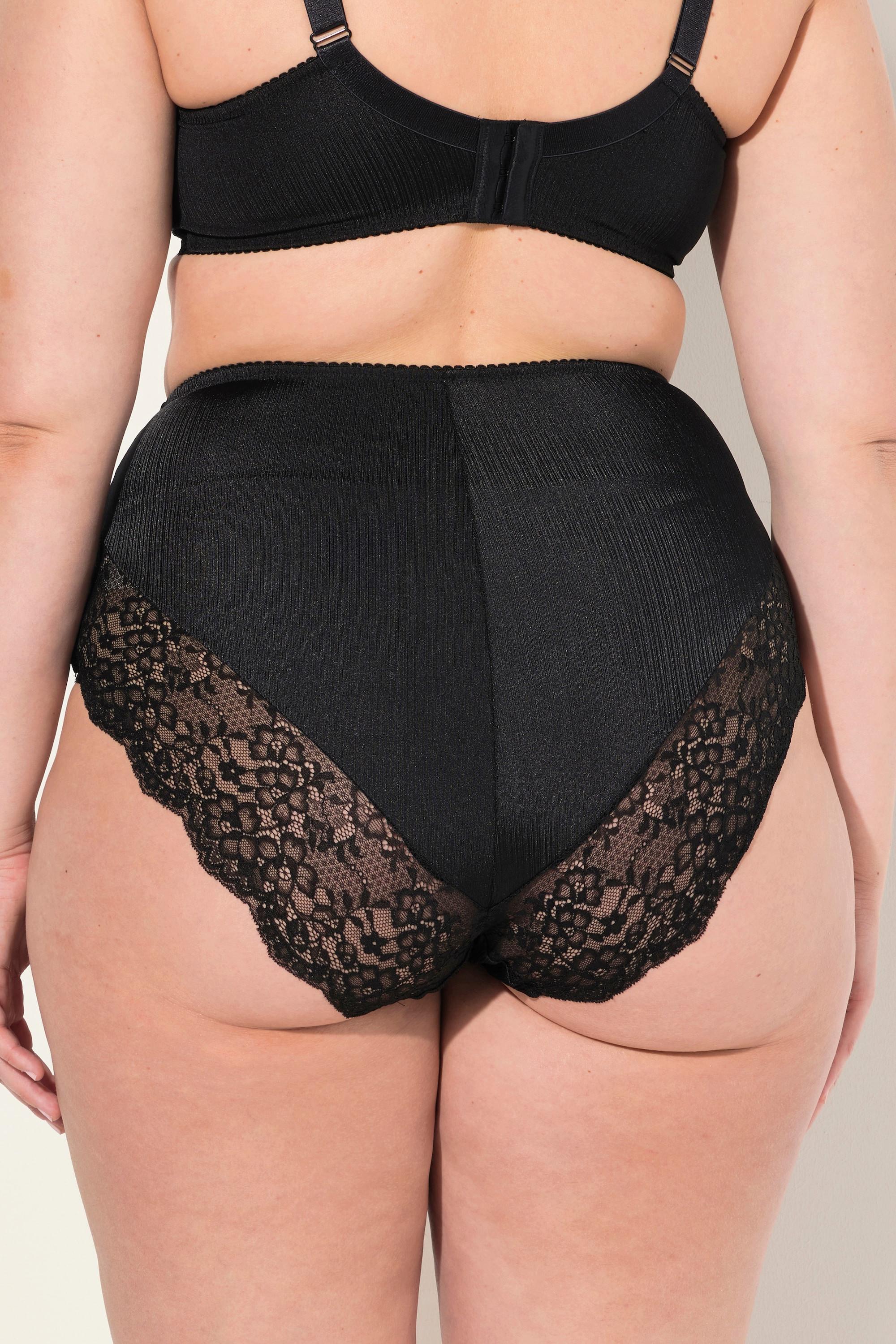 Ulla Popken Maxi Slip Raso Pizzo sul Retro  