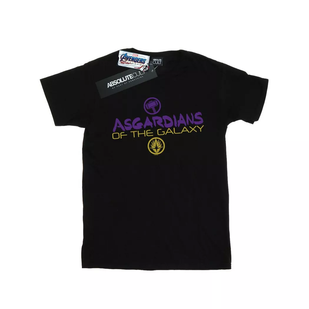 MARVEL - Avengers Endgame Asgardians Of The Galaxy TShirt, für Damen, Schwarz, Größe S