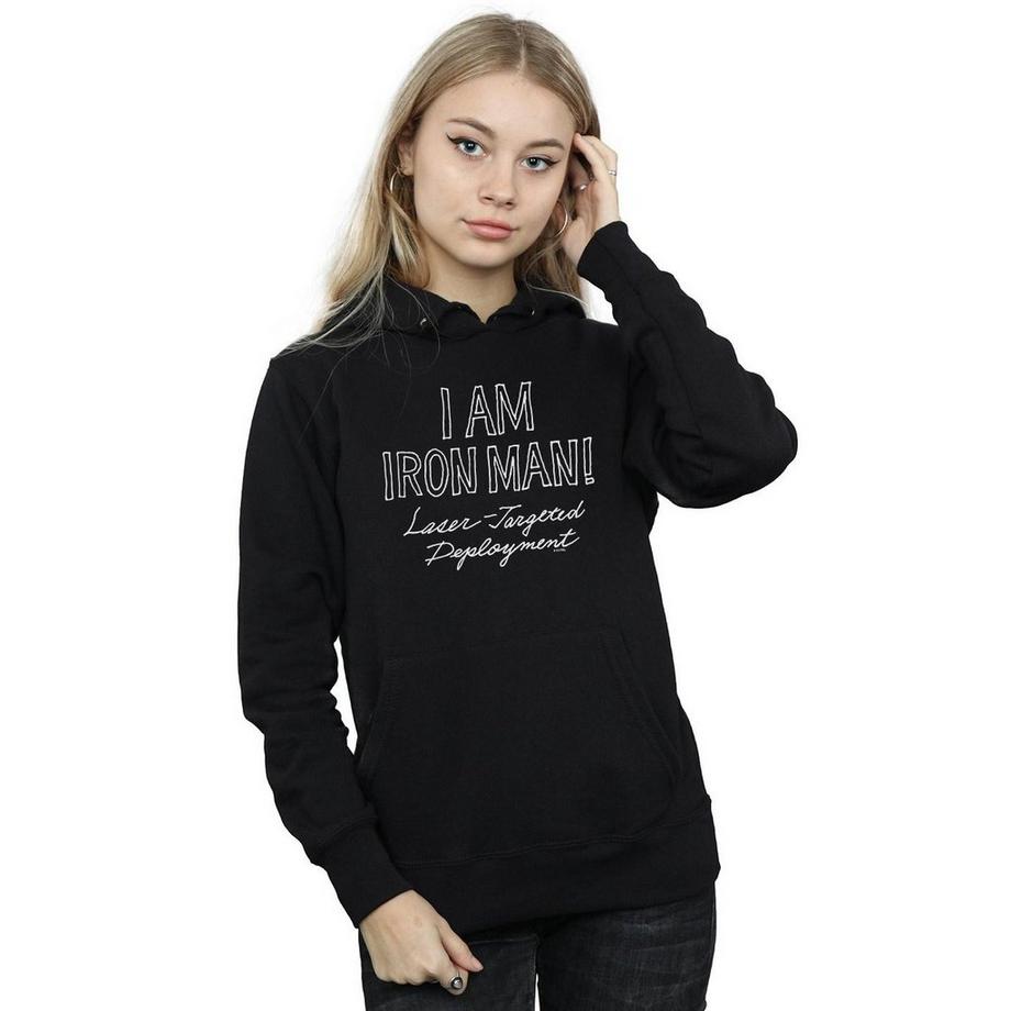 MARVEL Iron Man Laser Targeted Deployment Kapuzenpullover  