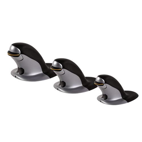 Fellowes  Penguin Ergomaus, schwarz L für Handflächen >18 cm 