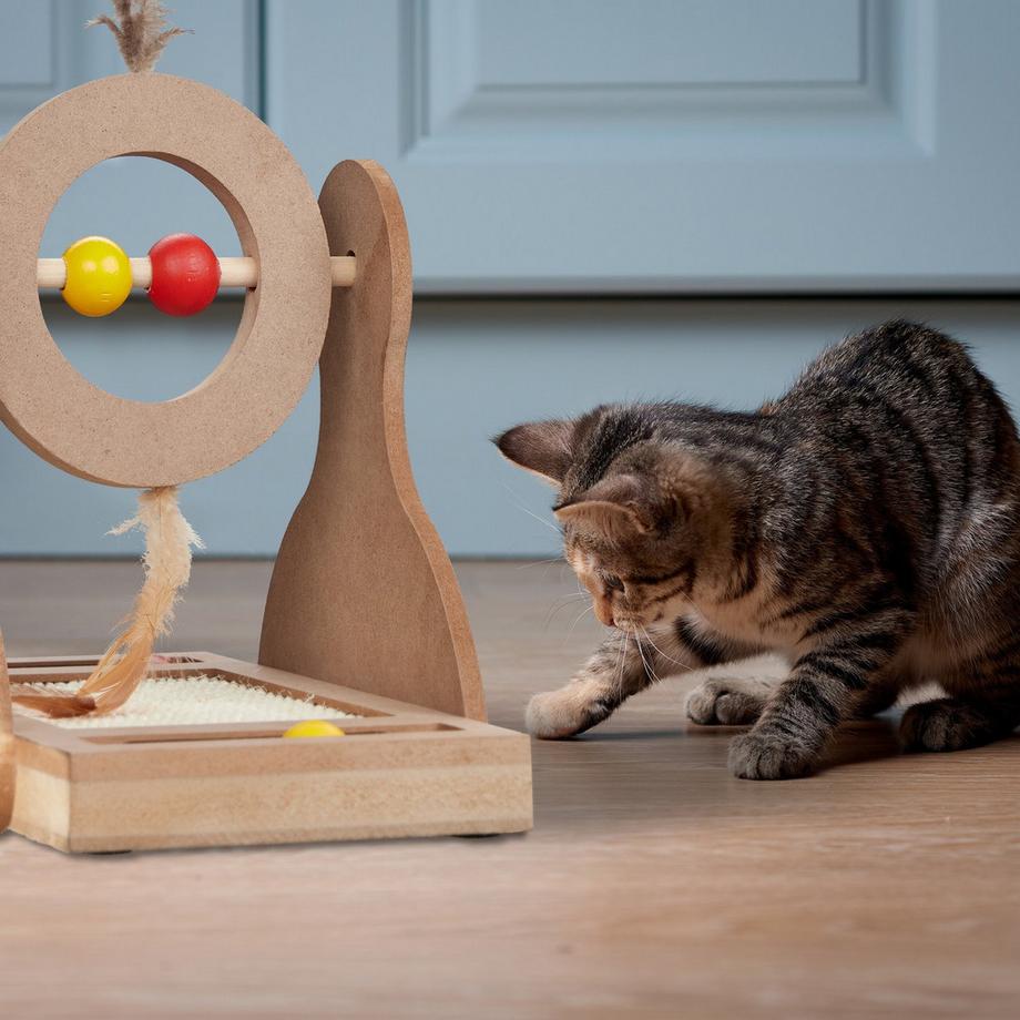 B2X  Tapis griffoir pour chats avec tapis en sisal 