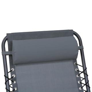 VidaXL Appui-tête de chaise longue tissu  