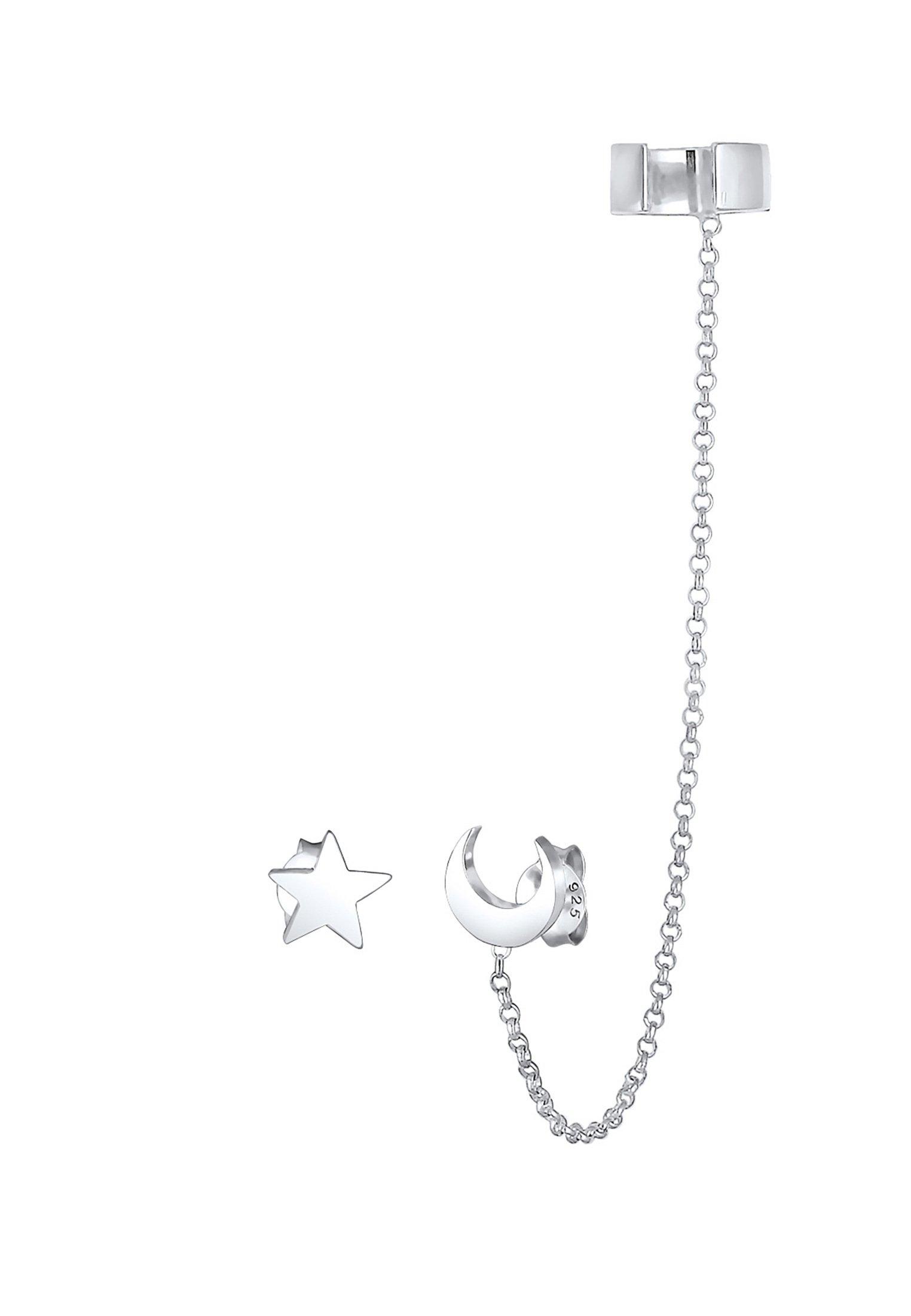 Elli  Ohrringe Earcuff Astro Sterne Halbmond Blogger 