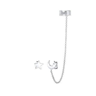 Elli  Ohrringe Earcuff Astro Sterne Halbmond Blogger 