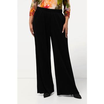 Pantalon Marlene, jambe large, ceinture élastique