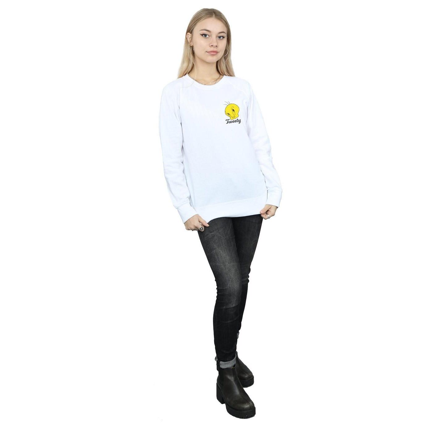 LOONEY TUNES  Tweety Pie Head Sweatshirt 