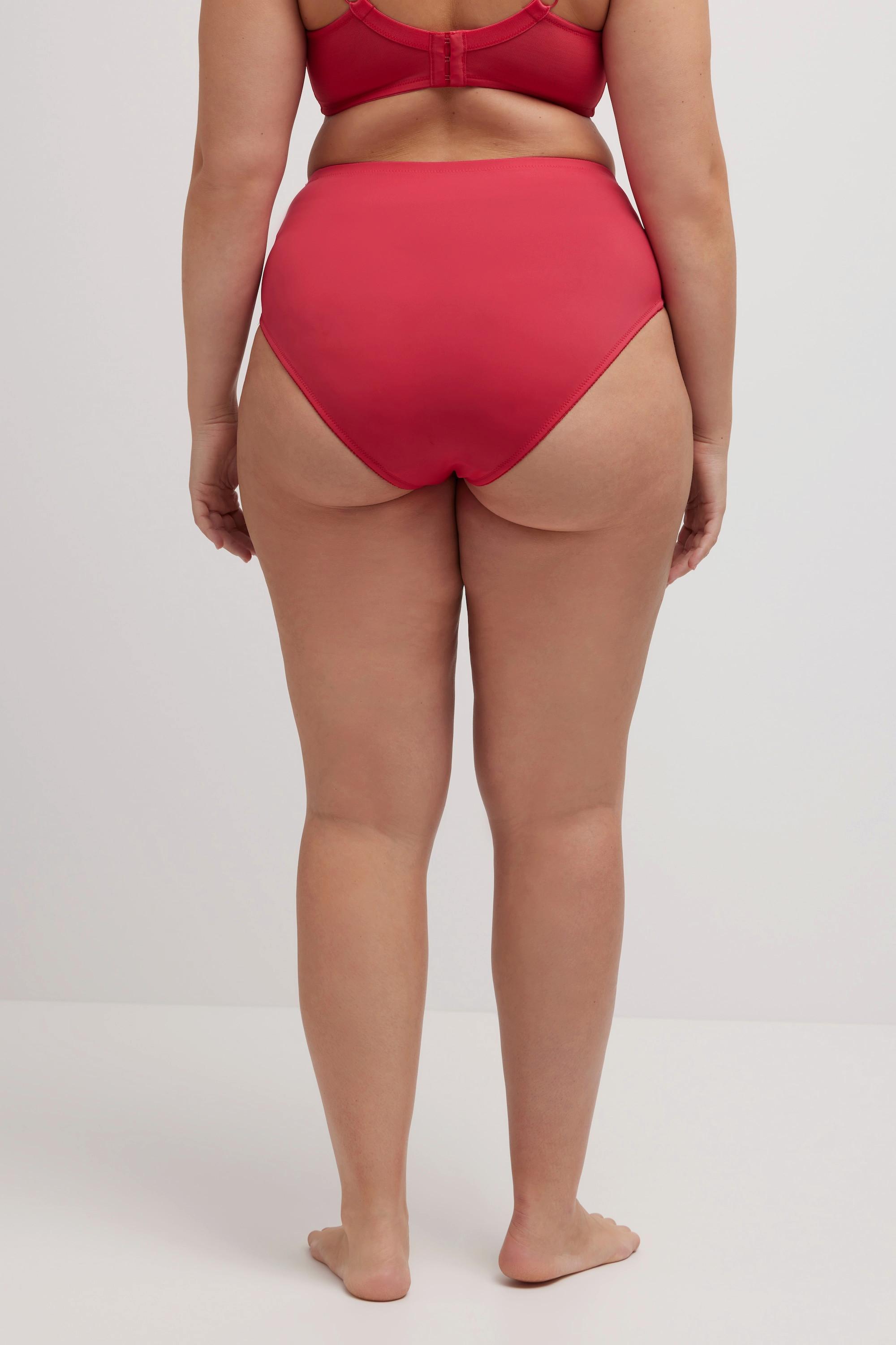 Ulla Popken Culotte midi Microfibre Passepoil satin  