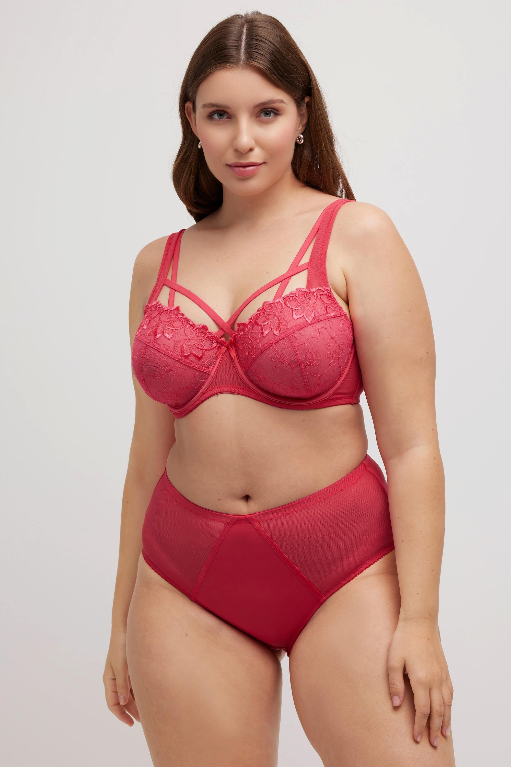 Ulla Popken Culotte midi Microfibre Passepoil satin  