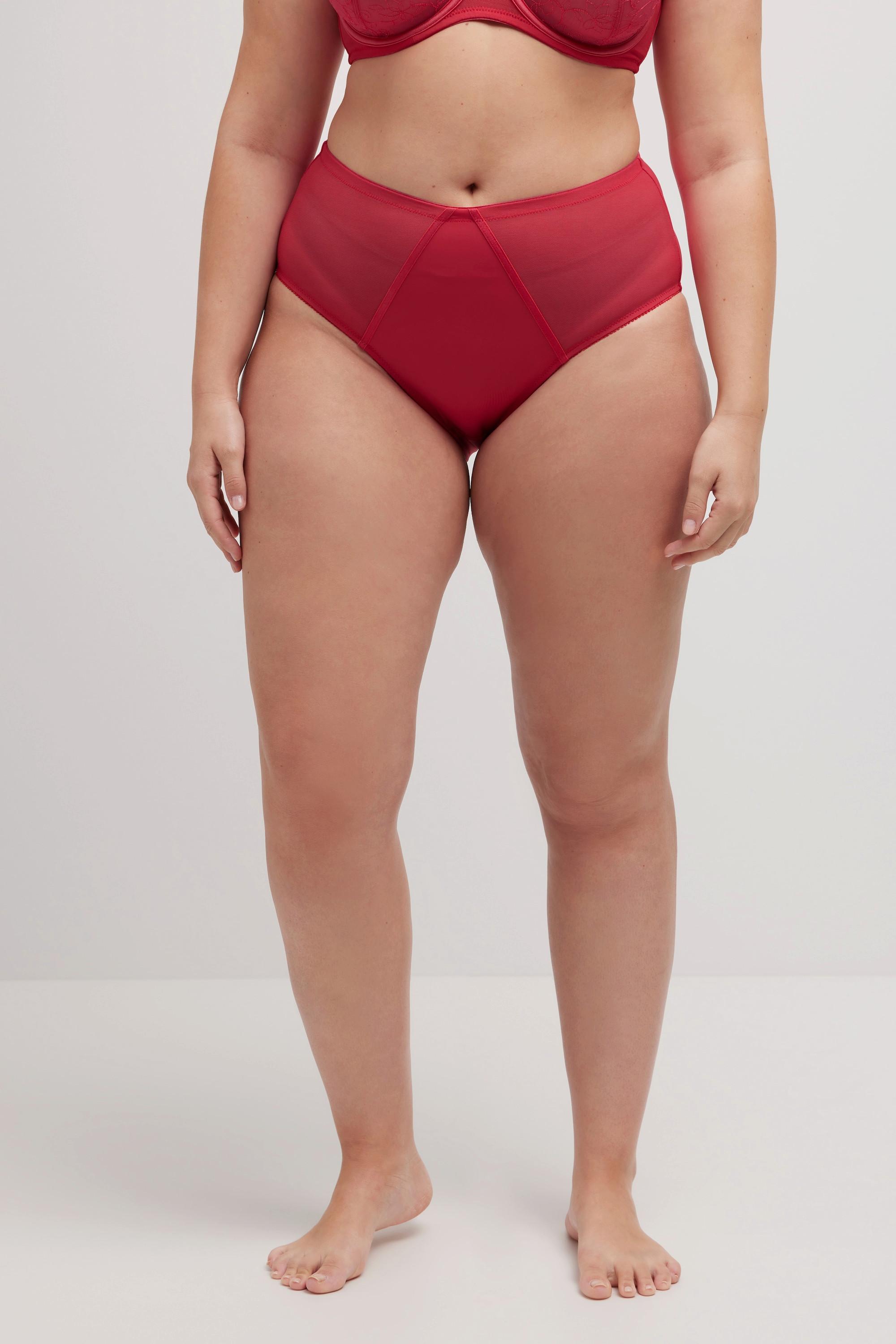 Ulla Popken Culotte midi Microfibre Passepoil satin  