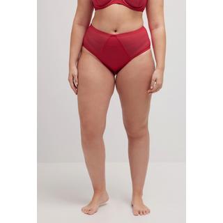 Ulla Popken  Slip midi in microfibra con pistagna di raso 