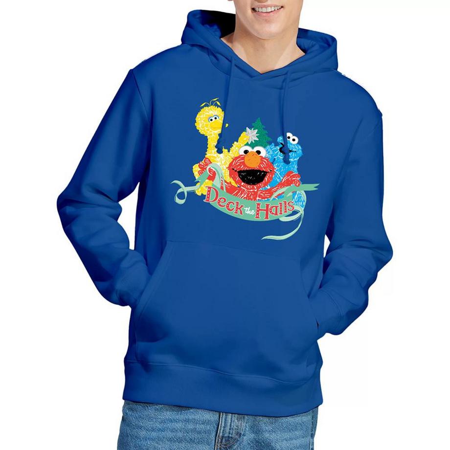 Sesame Street  Deck The Halls Kapuzenpullover  , weihnachtliches Design 