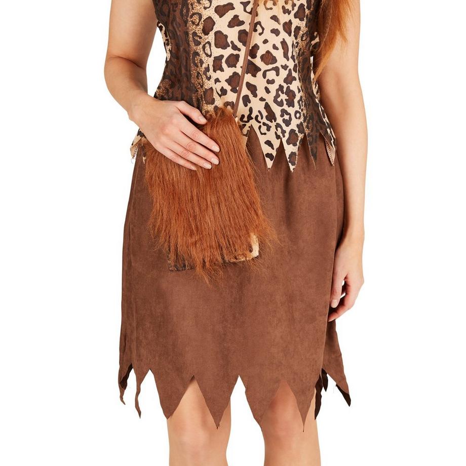 Tectake  Frauenkostüm Steinzeitfrau 