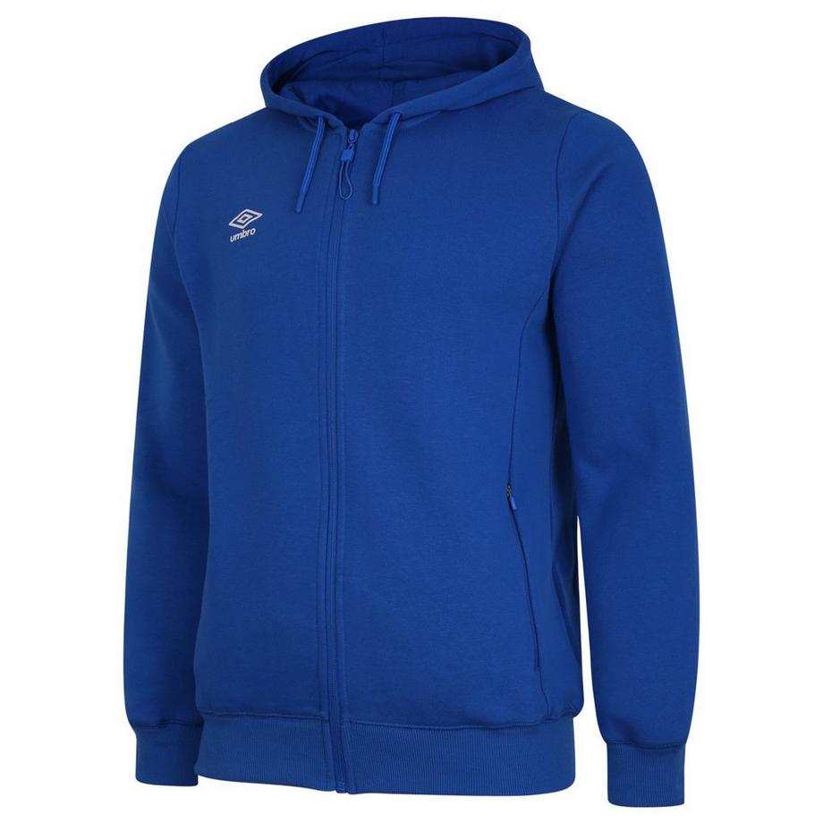 Umbro Club Leisure Felpa Con Cappuccio E Zip Intera  