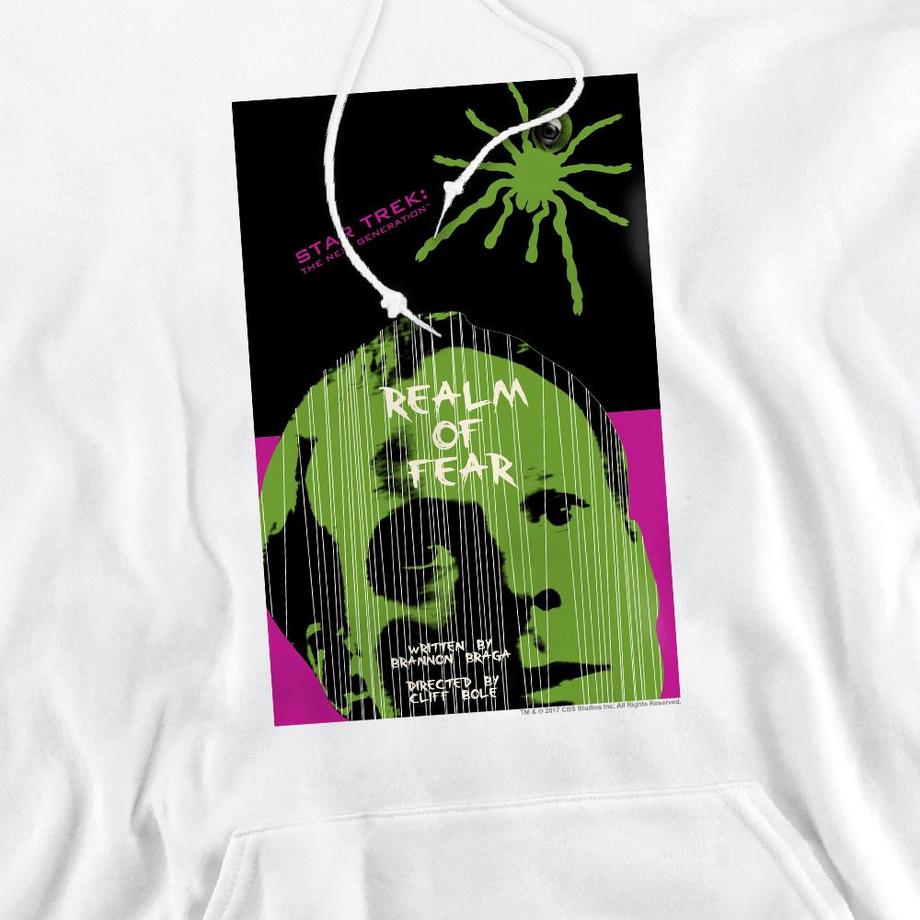 Star Trek The Next Generation Season 6 Episode 2 Felpa con Cappuccio  