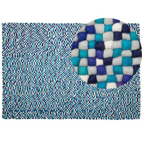 Beliani Tapis en Laine Moderne AMDO  