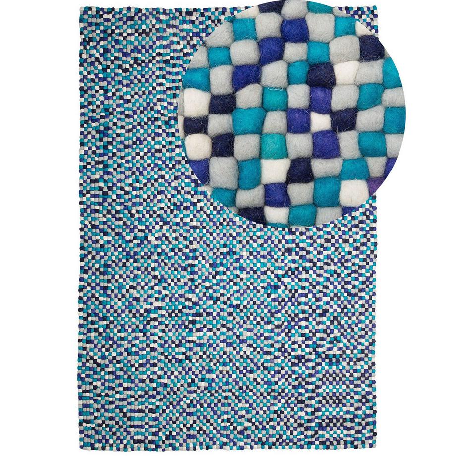 Beliani Tapis en Laine Moderne AMDO  