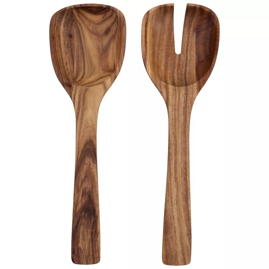 Villeroy & Boch Besteck-Set "Salatbesteck Artesano Original braun"