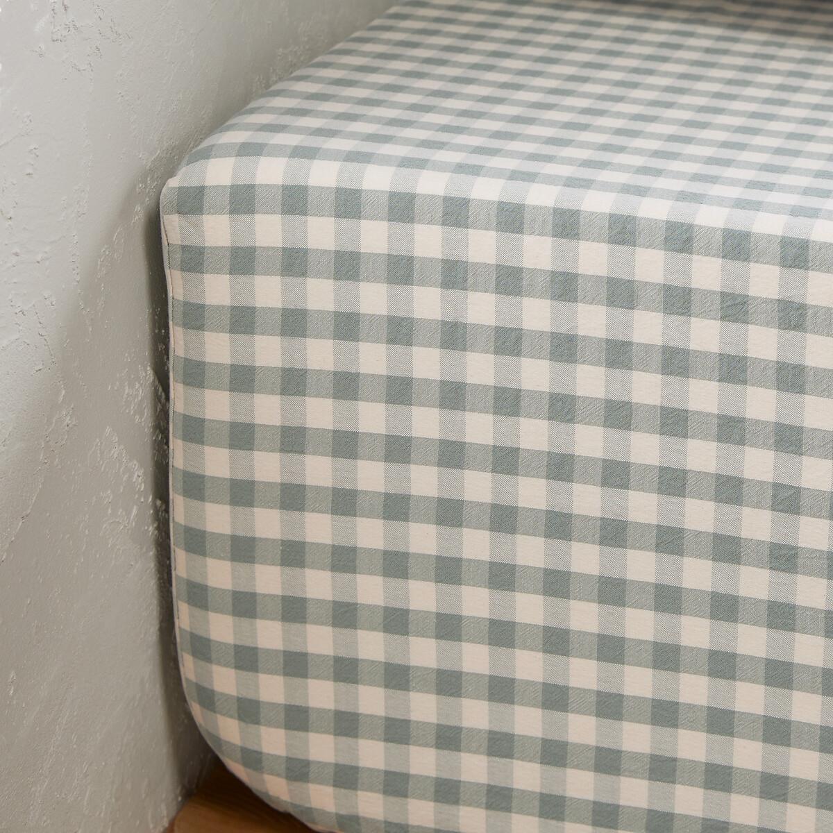 La Redoute Intérieurs Lenzuolo con Angoli Cottage Seersucker  