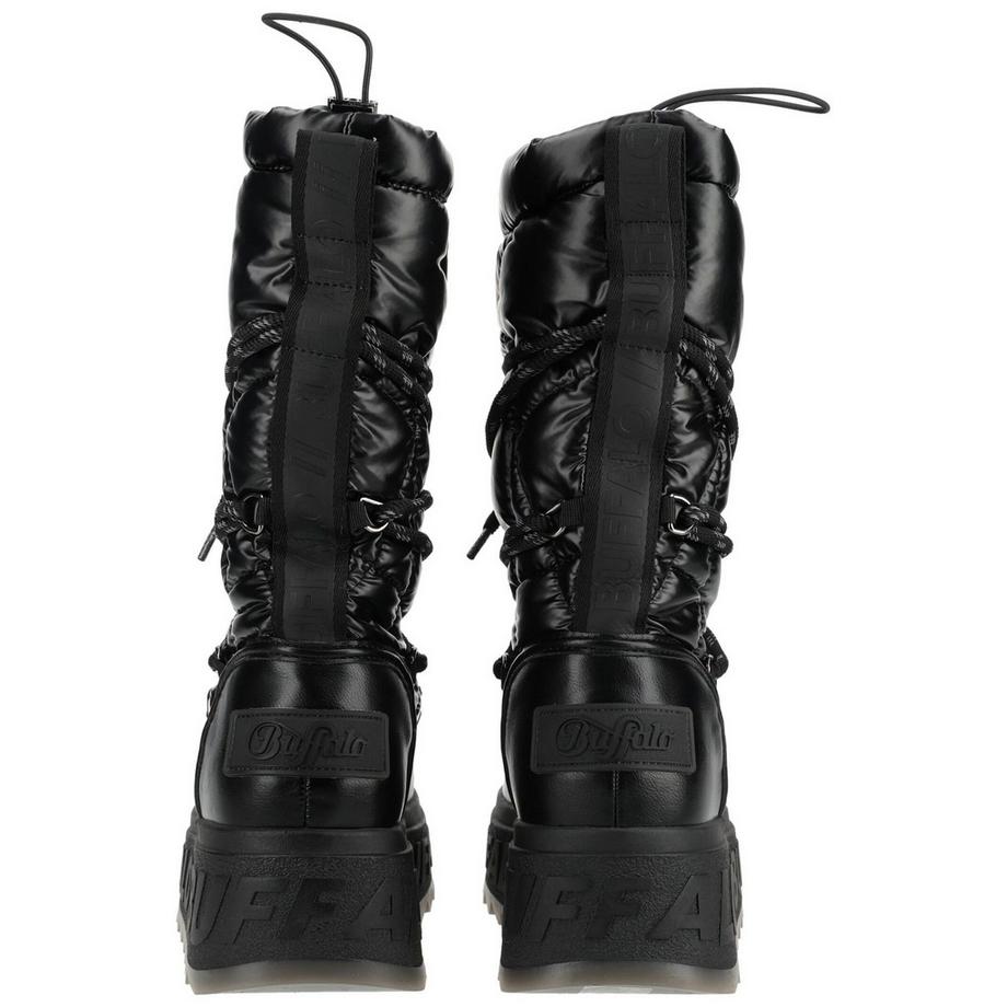 Buffalo Bottes à lacets avec semelle plateforme  
