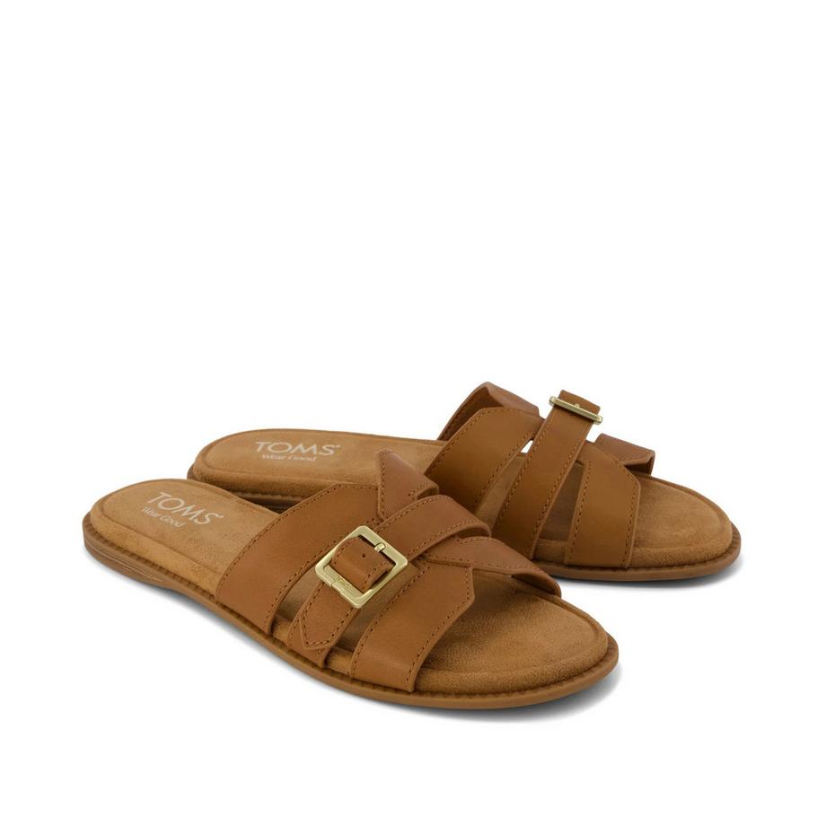 TOMS Sandali slide da donna con cinghie intrecciate  