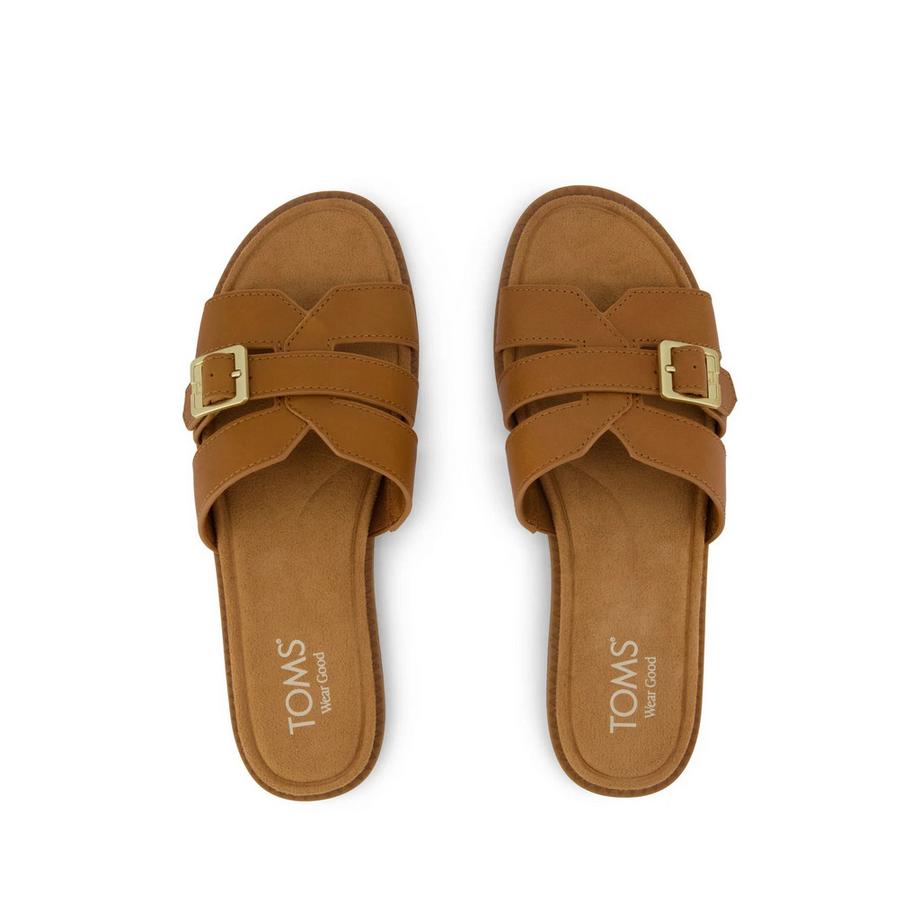 TOMS Sandali slide da donna con cinghie intrecciate  