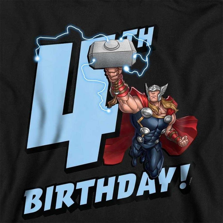 MARVEL  Felpa Con Cappuccio 4° Compleanno Thor 