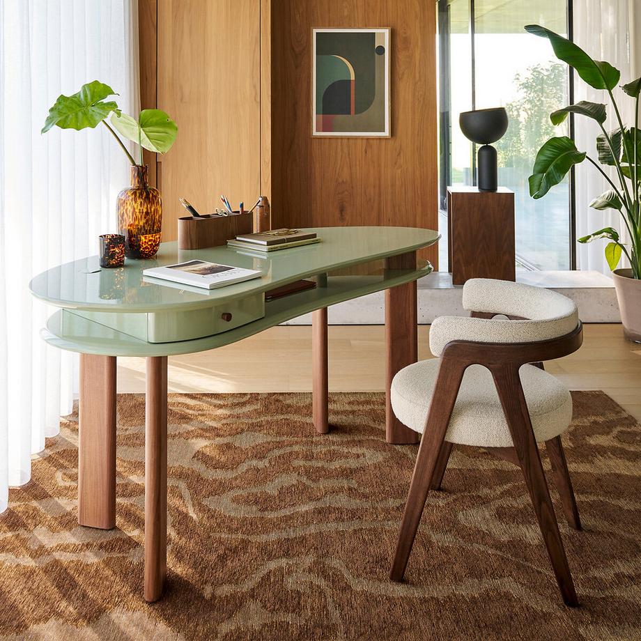 La Redoute Intérieurs Flachwebteppich Frankie mit Moiré-Effekt  