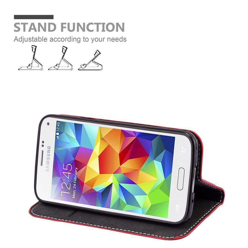 Cadorabo  Hülle für Samsung Galaxy S5 MINI / S5 MINI DUOS Magnetverschluss, Standfunktion 