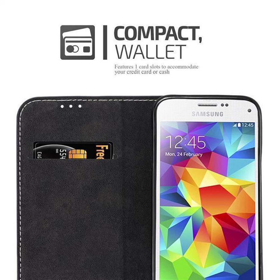 Cadorabo  Hülle für Samsung Galaxy S5 MINI / S5 MINI DUOS Magnetverschluss, Standfunktion 