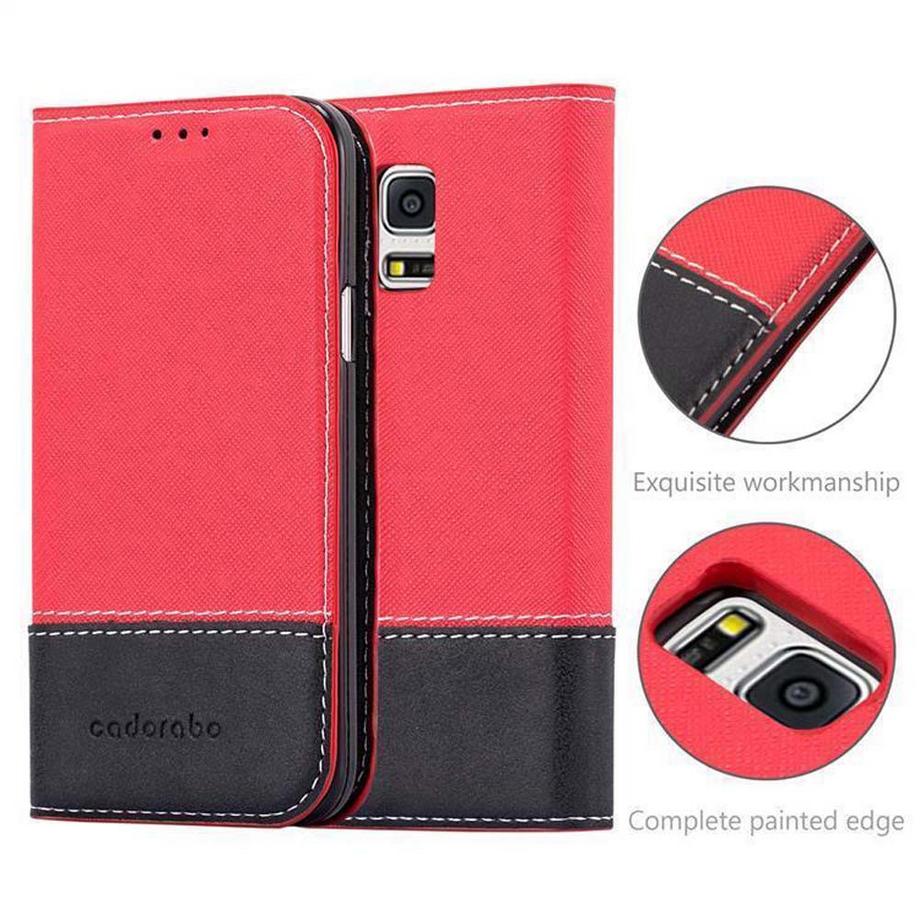 Cadorabo  Hülle für Samsung Galaxy S5 MINI / S5 MINI DUOS Magnetverschluss, Standfunktion 